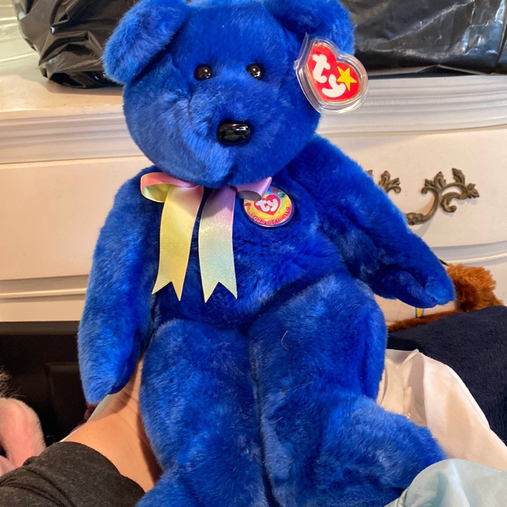 Clubby - official beanie baby club bear